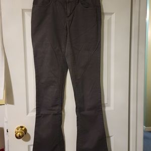 Flared boot cut mid rise cotton trousers by Jacob, size 4
